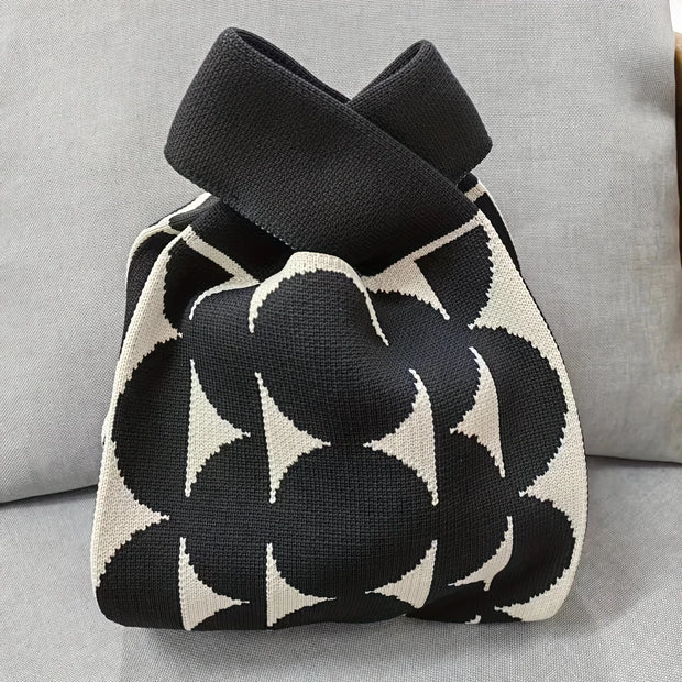 2025 New Foldable Tote Bag, Color Matching Hobo Bag, Women's Sling Crossbody Purse, Fashionable Mini Square Shoulder Bag