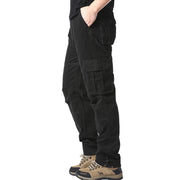 Men’s Large-Pocket Loose Tactical Overalls