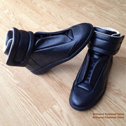 High-Top Sneaker for Men Designer Genuine Leather Outdoor Comfort Flat Trainers Ankle Boot Stylish Trendy Handmade Men Shoes