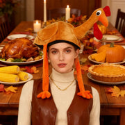 PESENAR Thanksgiving Turkey costume, Thanksgiving Turkey hat, turkey-shaped headwear, long-legged Turkey hat