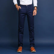 Men’s Classic Spring/Summer Cotton Casual Trousers