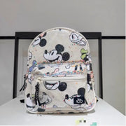 Disney Mickey Mouse Backpack - Cute Fashion Canvas School Bag for Women & Girls! 👧🏻