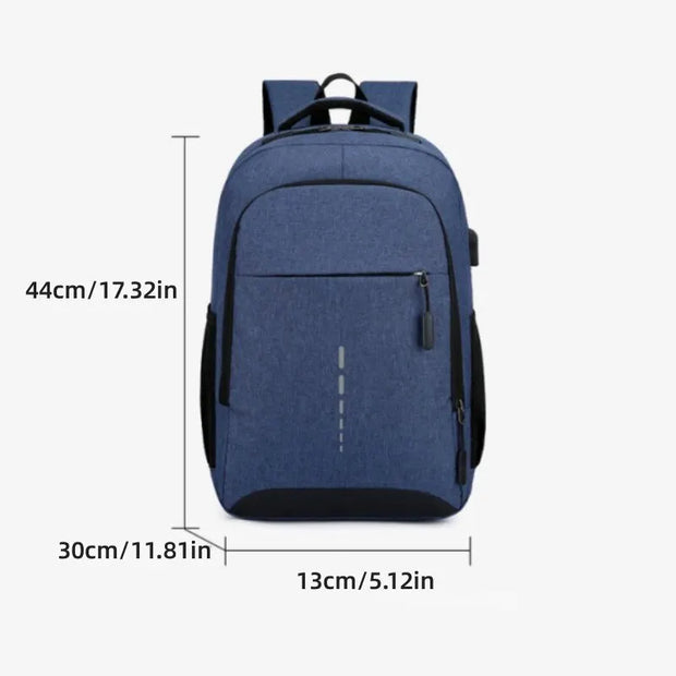 💼 Simple Chic Backpack - Large Capacity Travel Bag for Men & Women, Perfect for Students & Professionals! 📚