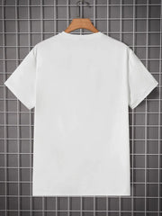 Prep Men Basketball & Letter Graphic Printing Men'S T Shirt Cartoon S-Xxxl Tees Popular Casual Tee Clothing Retro Street Tops