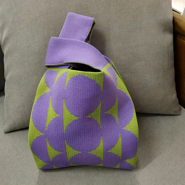 2025 New Foldable Tote Bag, Color Matching Hobo Bag, Women's Sling Crossbody Purse, Fashionable Mini Square Shoulder Bag