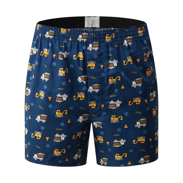 Men's 100% Cotton Boxer Briefs – Soft, Breathable & Aloe-Infused Comfort