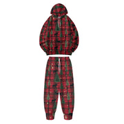 Festive Christmas Hoodies Pants with Holiday Patterns Santa Reindeer Snowman Trees Loungewear Holiday Season Gifts Fall Winter