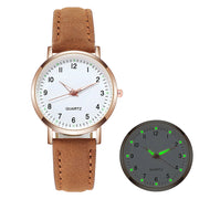 Women’s Luxury Leather Analog Quartz Watch