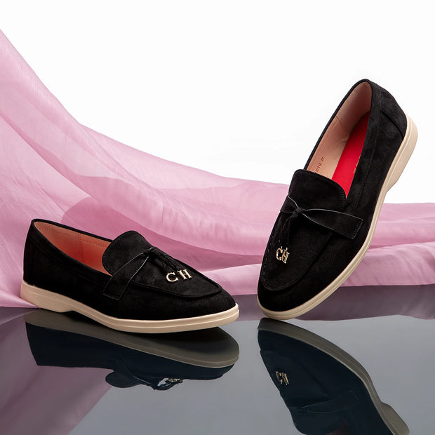 CHCH Women's Flat Shoes Autumn New Anti Velvet Single Shoes Classic Round Head Women's loafers