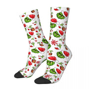 Cartoon Grinchh Xmas Socks Men's Women's Funny Happy Christmas Socks Hip Hop Spring Summer Autumn Winter Socks Gift